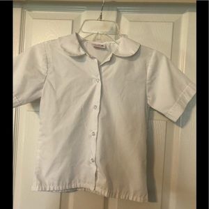 4- Flynn O’Hara white shirt Peter Pan size 7